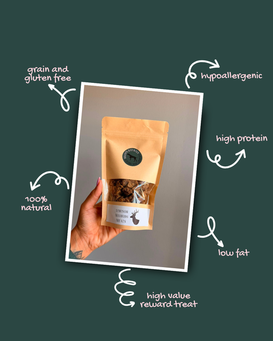Pure Venison Training Treats - 100G